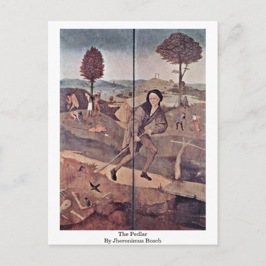 Carte Postale Le Pedlar De Jheronimus Bosch (Devant)