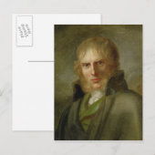 Carte Postale Le Peintre Caspar David Friedrich (Devant / Derrière)