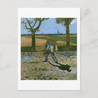Carte Postale Le peintre sur son chemin de travail, Van Gogh Fin