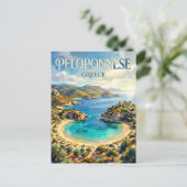 Carte Postale Le Péloponnèse Grèce (Debout devant)