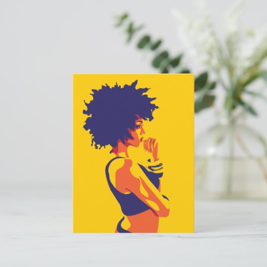 Carte Postale Le penseur (Debout devant)