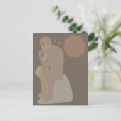 Carte Postale Le Penseur (Debout devant)