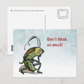 Carte Postale le penseur - personnalisable (Devant / Derrière)