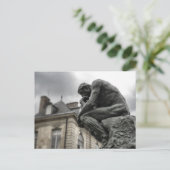 Carte Postale Le Penseur Rodin Paris Sculpture (Debout devant)