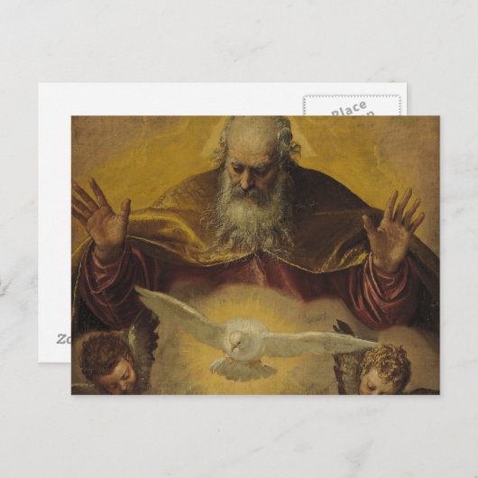 Carte Postale Le Père Eternel (Devant / Derrière)