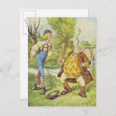 Carte Postale Le père William Balancing a Eel on his Nez (Devant / Derrière)