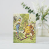 Carte Postale Le père William Balancing a Eel on his Nez (Debout devant)