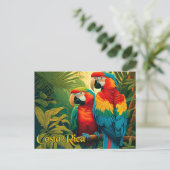 Carte Postale Le Perroquet du Costa Rica (Debout devant)