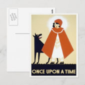 Carte Postale Le Petit Chaperon rouge, 1936 (Devant / Derrière)