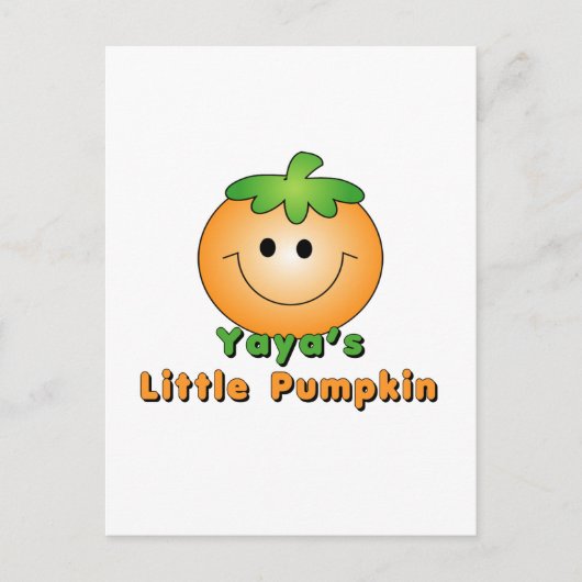 Carte Postale Le petit Citrouille de YaYa (Devant)
