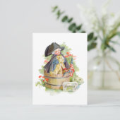 Carte Postale Le petit George Washington traversant le Delaware (Debout devant)