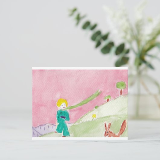 Carte Postale le petit prince (Debout devant)
