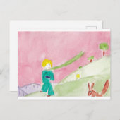 Carte Postale le petit prince (Devant / Derrière)