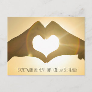 Carte Postale Le Petit Prince Zitat