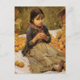 Carte Postale Le Petit Rassembleur Orange