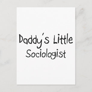 Carte Postale Le petit sociologue de papa