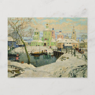 Carte Postale Le petit village Torzhok, 1917
