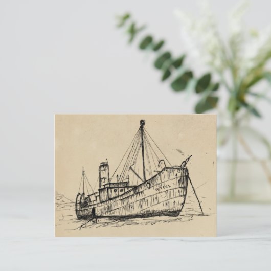 Carte Postale le Petrel (Debout devant)