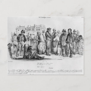 Carte Postale Le peuple émancipé, de 'La Caricature'