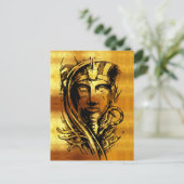 Carte Postale Le pharaon d'or (Debout devant)
