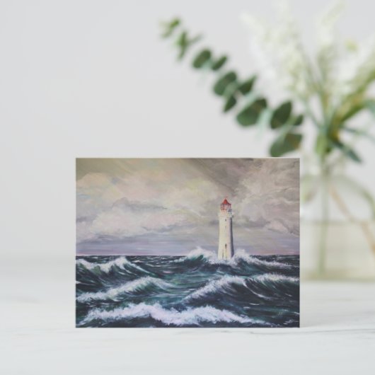 Carte Postale Le phare (Debout devant)