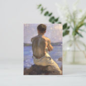 Carte Postale Le phare (Debout devant)