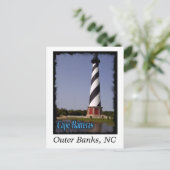Carte Postale Le phare de Cape Hatteras (Debout devant)