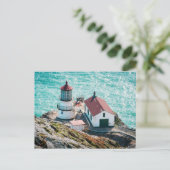 Carte Postale Le phare de Point Reyes (Debout devant)