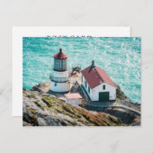 Carte Postale Le phare de Point Reyes (Devant / Derrière)