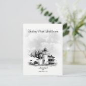 Carte Postale Le phare de Turkey Point - Maryland (Debout devant)