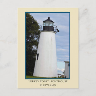 Carte Postale Le phare de Turkey Point Maryland