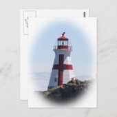 Carte Postale Le phare d'East Quoddy (Devant / Derrière)