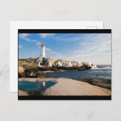 Carte Postale Le phare - salutations du Canada (Devant / Derrière)