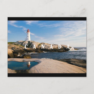 Carte Postale Le phare - salutations du Canada