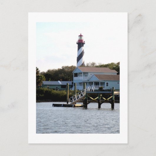 Carte Postale Le phare, St Augustine (Devant)