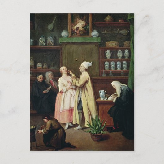 Carte Postale Le pharmacien (Devant)