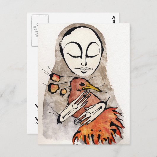 Carte Postale le phénix (Devant / Derrière)