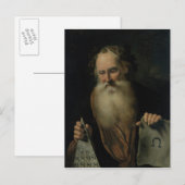 Carte Postale Le philosophe, 1686 (Devant / Derrière)
