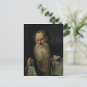 Carte Postale Le philosophe, 1686 (Debout devant)