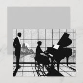 Carte Postale Le Pianiste (Devant / Derrière)