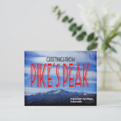 Carte Postale Le pic de Pike (Debout devant)