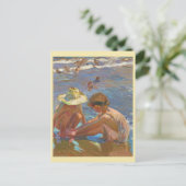 Carte Postale Le Pied Blessé, Joachin Sorolla (Debout devant)