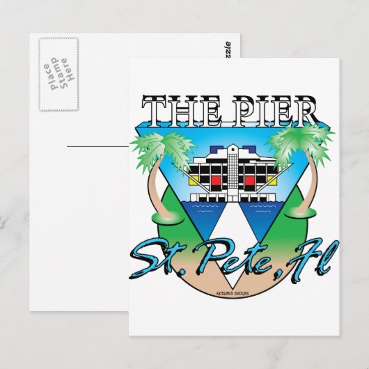 CARTE POSTALE LE PIER (Devant / Derrière)