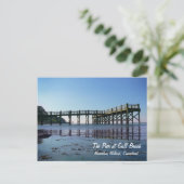 Carte Postale Le pilier à la plage de Golfe (Debout devant)