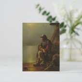 Carte Postale Le pilote garde la surveillance, 1851 (Debout devant)