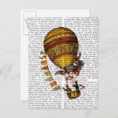 Carte Postale Le Pilote Hot Air Balloon (Devant / Derrière)
