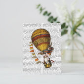 Carte Postale Le Pilote Hot Air Balloon (Debout devant)