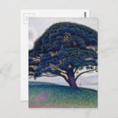 Carte Postale Le pin Bonaventure par Paul Signac (Devant / Derrière)