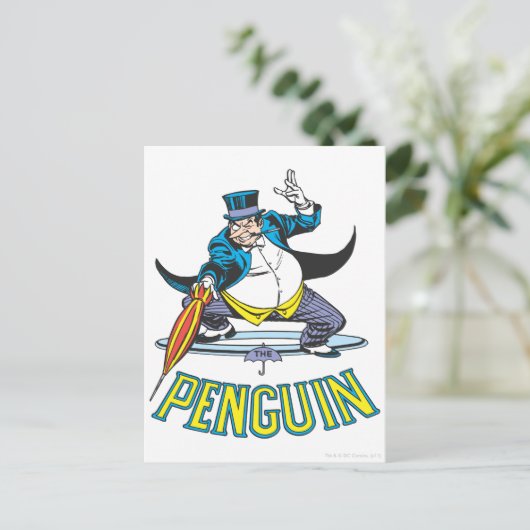 Carte Postale Le pingouin (Debout devant)