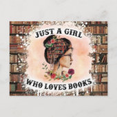 Carte Postale Le plaisir de l'amoureux du livre (Devant)